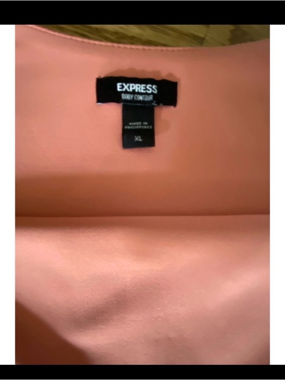 Express Peach Body Contour Bodysuit - Picture 3 of 3